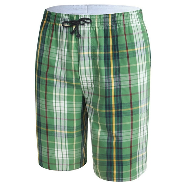 Mens Plaid Shorts Boxer Briefs Loose Comfortable Cotton Underwear Arrow Pants Mens Plaid Shorts Boxer Briefs Loose Comfortable Cotton Underwear Arrow Pants